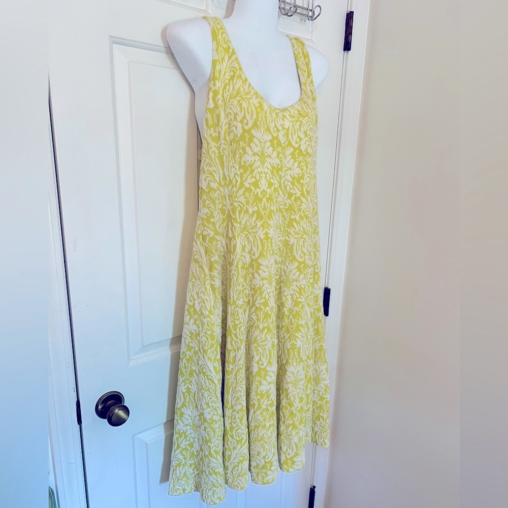 Hutch Yellow and Cream Floral Dress